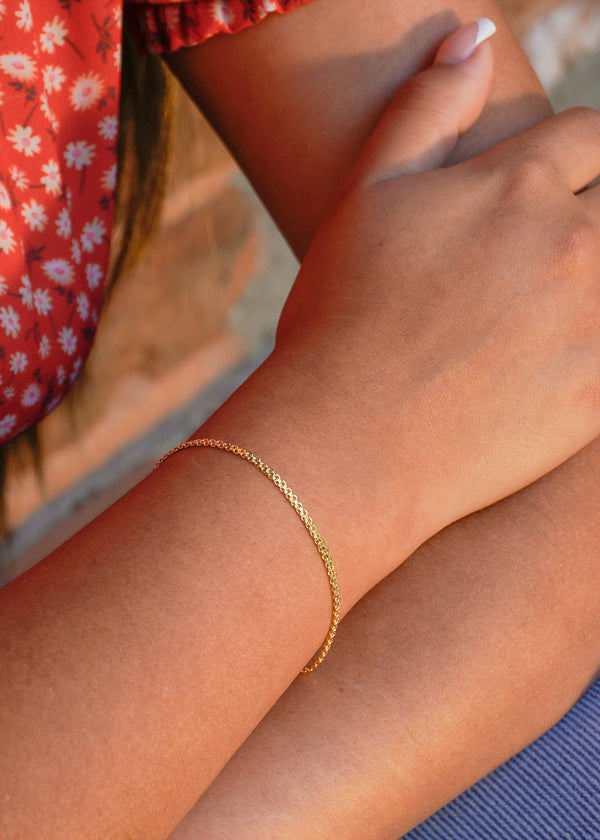 Pulsera Tejido Chino 2mm  18 cm