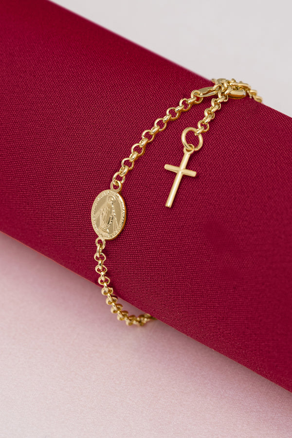 Pulsera Virgen Milagrosa Mini