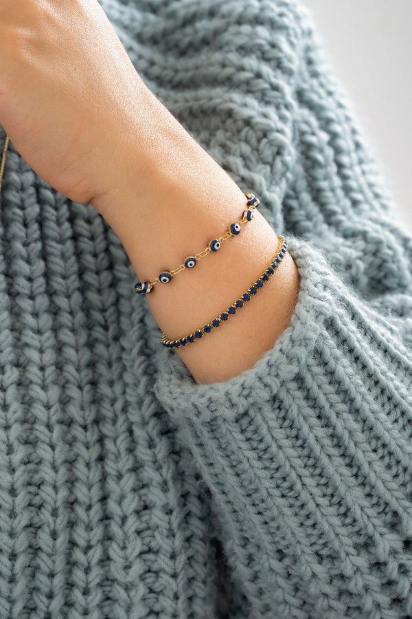 Pulsera Ojo Turco 16 Cms + Extensor